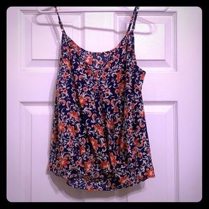 Floral tank top